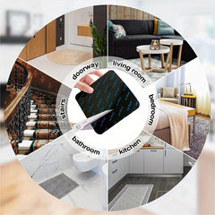 4pcs Rug Pad Gripper Non Slip Washable Grippers For Rug