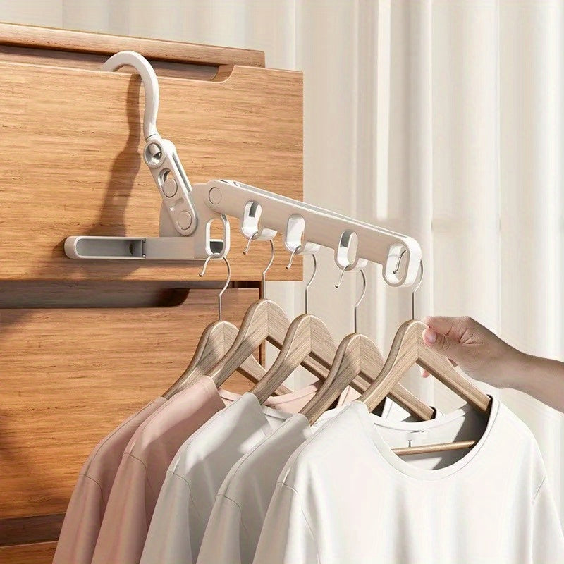 Foldable 5 hole Clothes Drying Rack Indoor Clothes Rack Portable