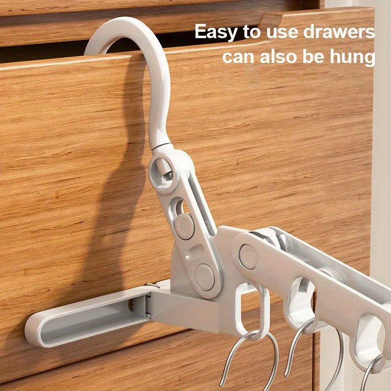 Foldable 5 hole Clothes Drying Rack Indoor Clothes Rack Portable