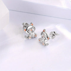 Creative Cat Animal Earrings Retro Party Jewelry Holiday Gift