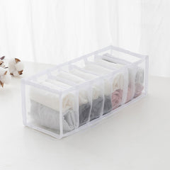 Mesh Drawer Organizer 6-11 Grids Storage Box for Closet
