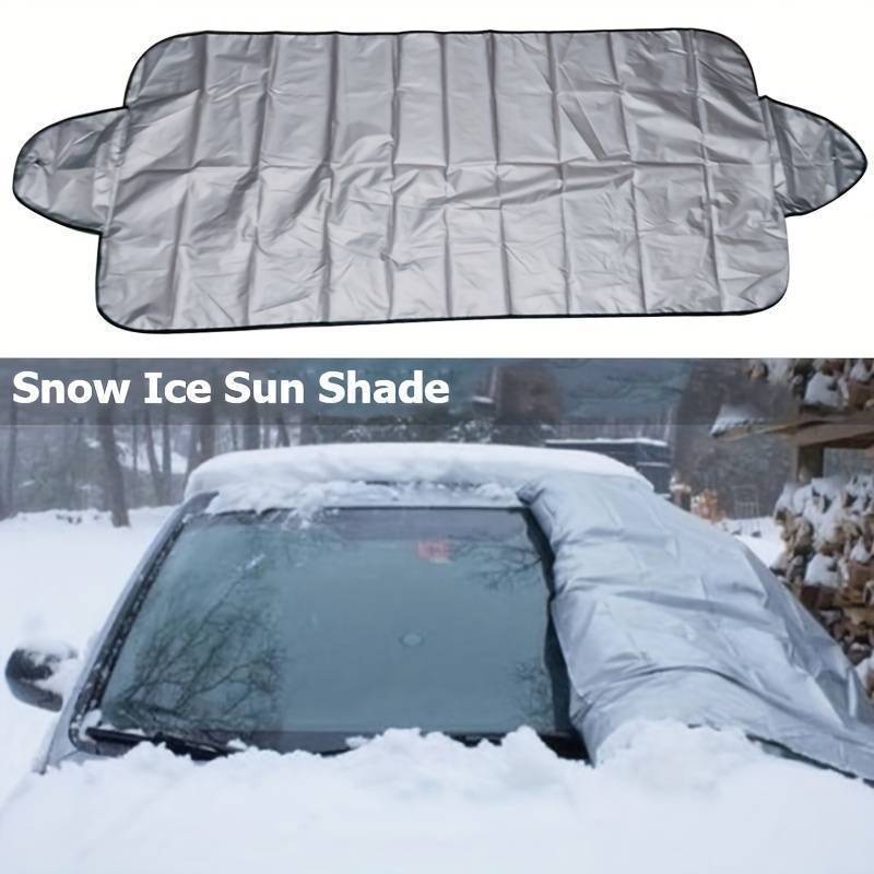 Winter Car Boat Snow Cover Foldable Windshield Sunshade Ice Cover