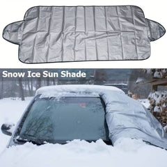 Winter Car Boat Snow Cover Foldable Windshield Sunshade Ice Cover