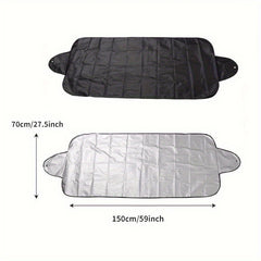 Winter Car Boat Snow Cover Foldable Windshield Sunshade Ice Cover