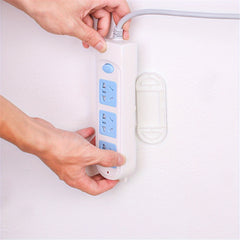 2pcs Cable Organizer for Desk/Wall Mount Socket Remote Control Router Fixer