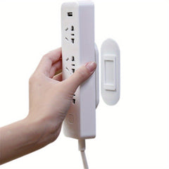 2pcs Cable Organizer for Desk/Wall Mount Socket Remote Control Router Fixer