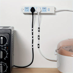 2pcs Cable Organizer for Desk/Wall Mount Socket Remote Control Router Fixer