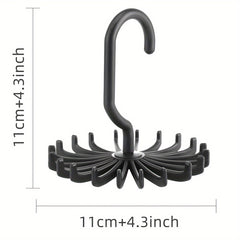 Multifunction Rotating Hook Scarf Tie Belt Hanger Organizer