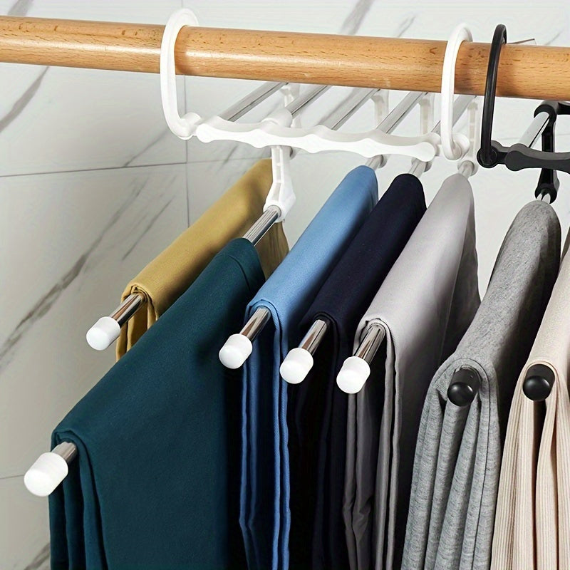 Adjustable 5 In 1 Pants Hanger Closet Organizer