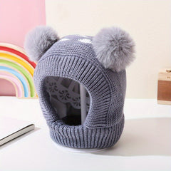 Kids Winter Warm Hat Cartoon Baby Knitted Hat