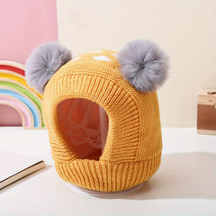 Kids Winter Warm Hat Cartoon Baby Knitted Hat