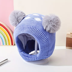 Kids Winter Warm Hat Cartoon Baby Knitted Hat