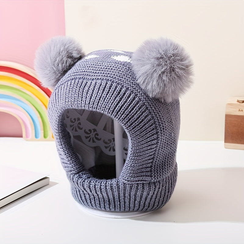 Kids Winter Warm Hat Cartoon Baby Knitted Hat
