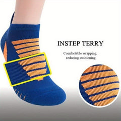 Men's Sports Cycling Ankle Socks Moisture Wicking Breathable