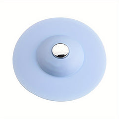 Silicone Floor Drain Stopper Bathroom Hair Catcher Press Water