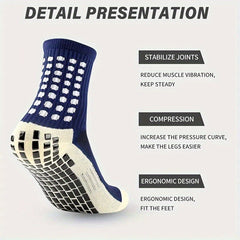 Non Slip Soccer Socks Anti Skid Basketball Yoga Sports Unisex