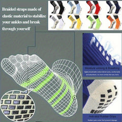 Non Slip Soccer Socks Anti Skid Basketball Yoga Sports Unisex