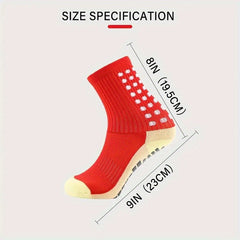 Non Slip Soccer Socks Anti Skid Basketball Yoga Sports Unisex