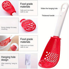 Cooking Spoon Kitchen Strainer Scoop Potato Press Accessory