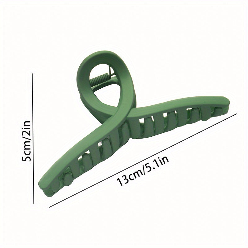 Matte Large Hair Claw Clip Non-slip Women Girls Daily Party Outdoor