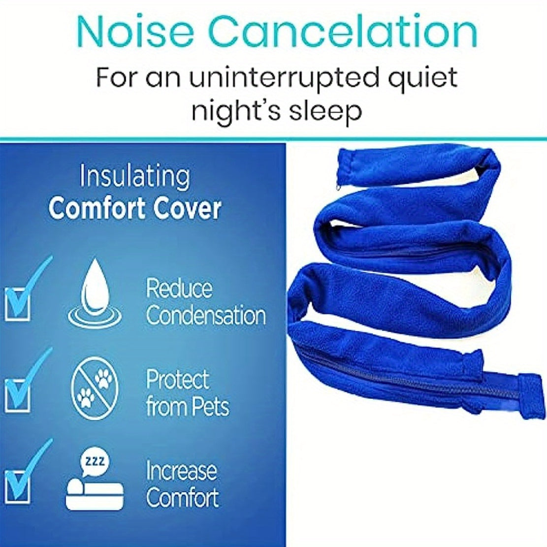 Universal CPAP Hose Cover 182cm Soft Cushion Tubing Protector