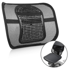 Ice Silk Mesh Car Seat Back Cushion Lumbar Support Pad