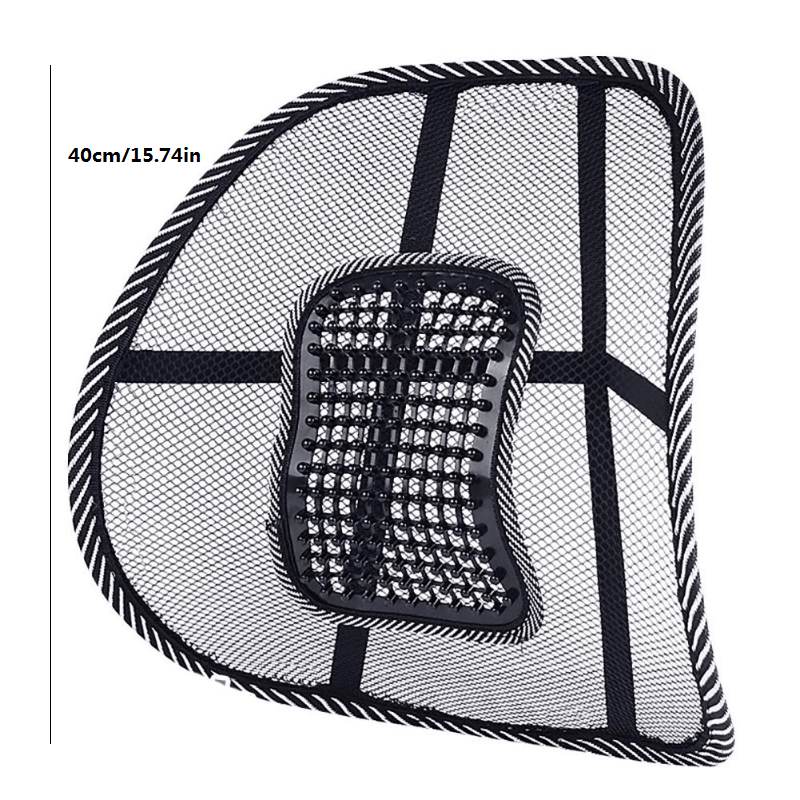 Ice Silk Mesh Car Seat Back Cushion Lumbar Support Pad