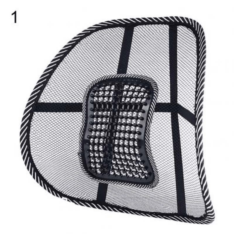 Ice Silk Mesh Car Seat Back Cushion Lumbar Support Pad