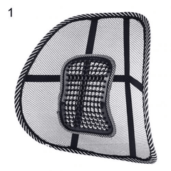 Ice Silk Mesh Car Seat Back Cushion Lumbar Support Pad