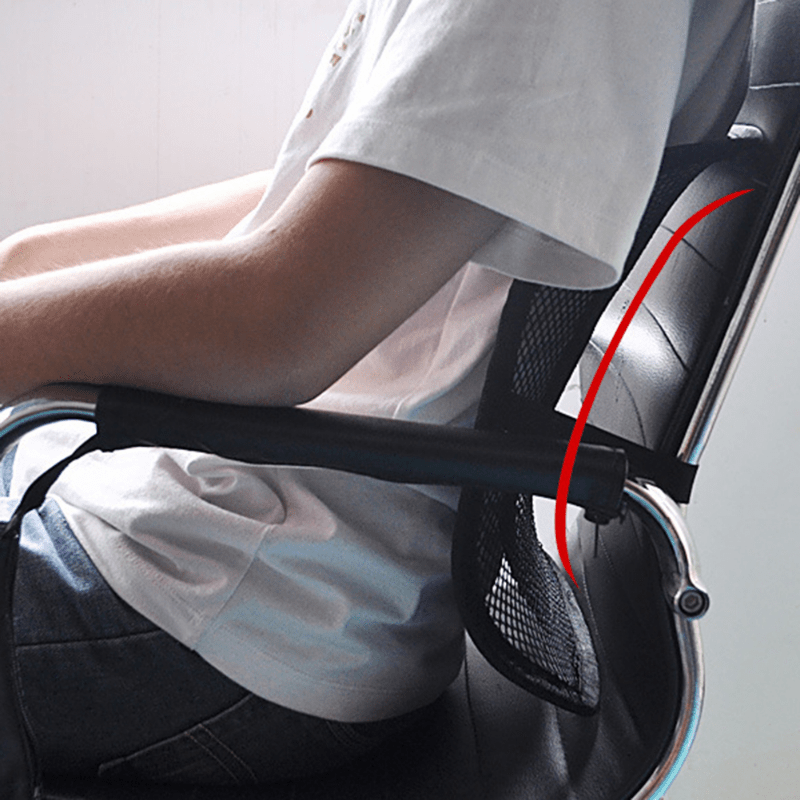 Ice Silk Mesh Car Seat Back Cushion Lumbar Support Pad