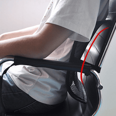 Ice Silk Mesh Car Seat Back Cushion Lumbar Support Pad