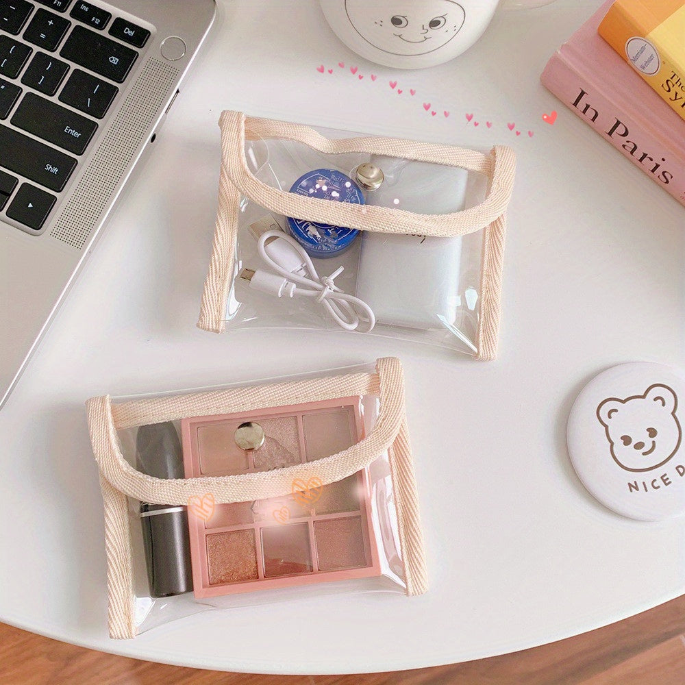 Coin Wallet Clear Cosmetic Bag Portable Card Bag