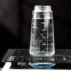 Large Capacity Automatic Opening Glass Pot Leak-proof Jar