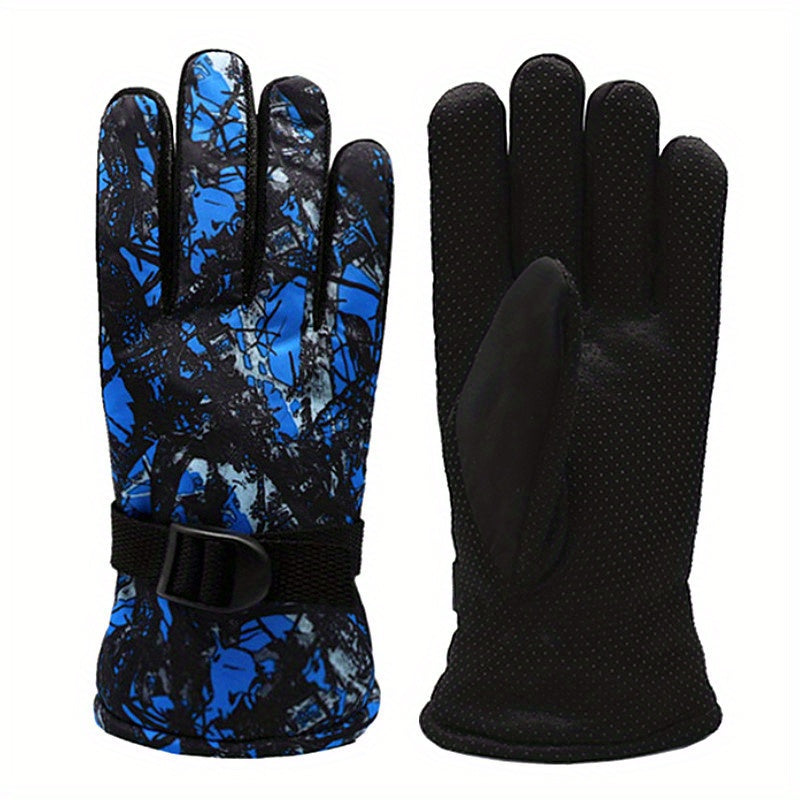Men's Warm Gloves for Cycling & Skiing, Non-slip