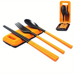 1pc Folding Tableware Set ABS Material Cutlery Set