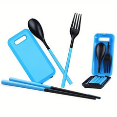 1pc Folding Tableware Set ABS Material Cutlery Set