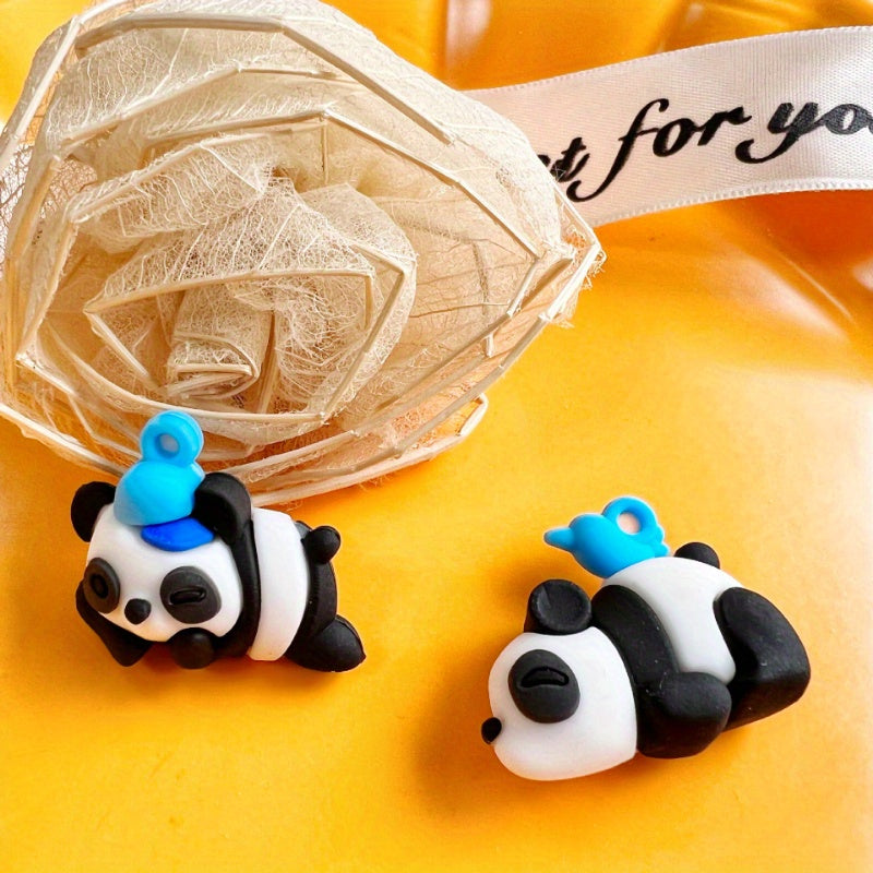 Panda Doll Keychain Pendant Car Bag Decoration