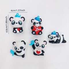 Panda Doll Keychain Pendant Car Bag Decoration