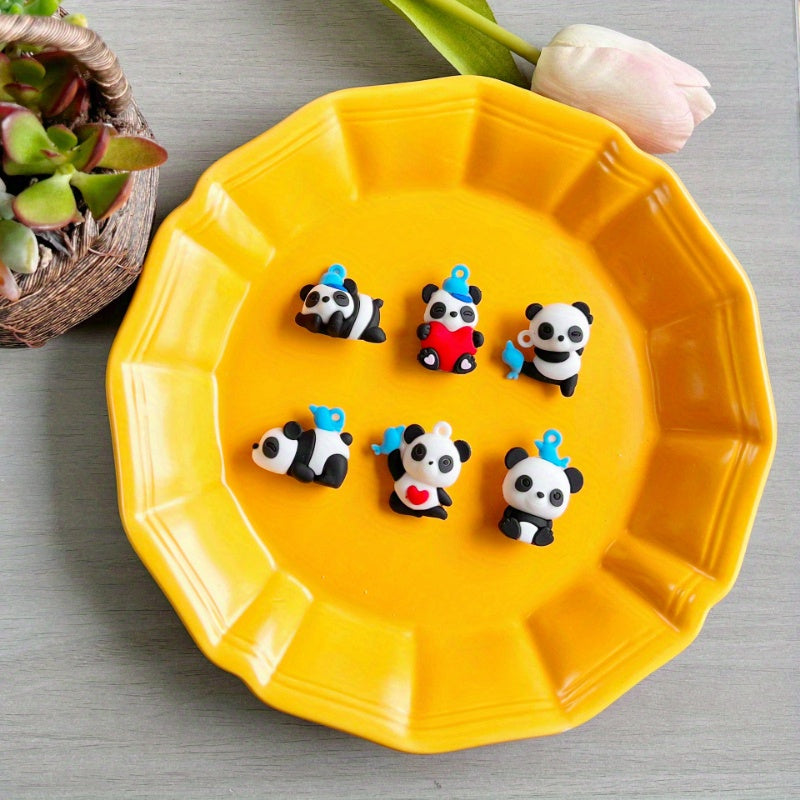 Panda Doll Keychain Pendant Car Bag Decoration