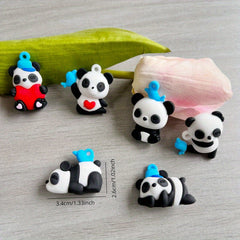 Panda Doll Keychain Pendant Car Bag Decoration