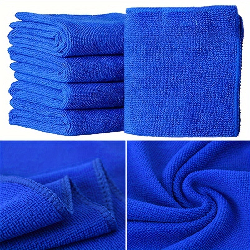 10pcs Microfibre Cleaning Towels for Car Detailing & Home Boat Cleaning