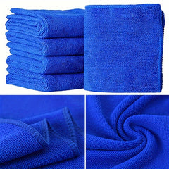 10pcs Microfibre Cleaning Towels for Car Detailing & Home Boat Cleaning