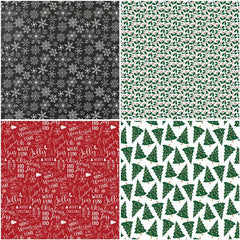 12pcs Large Size Christmas Bakery Paper Retro Journal Decoration Diy Tools