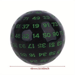 100 Sided Acrylic Dice for Tabletop RPGs