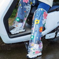 Waterproof Rainy Cycling Leg Protectors Anti Splash Shoe Covers