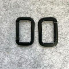Square Aluminum Carabiner Quick Hanging Buckle Outdoor Travel Backpack Camping
