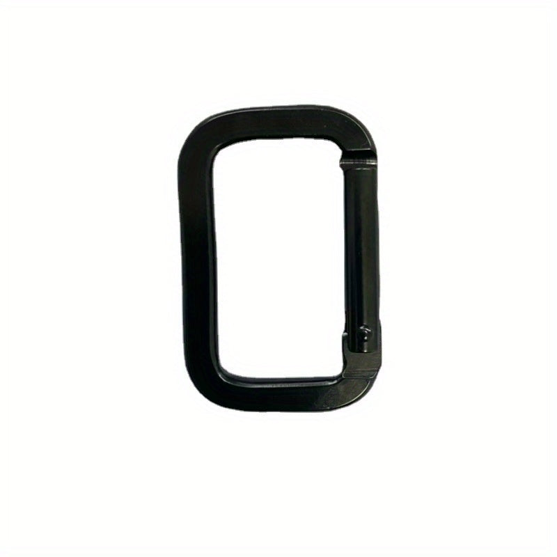 Square Aluminum Carabiner Quick Hanging Buckle Outdoor Travel Backpack Camping