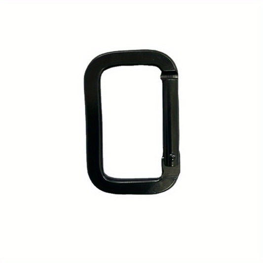 Square Aluminum Carabiner Quick Hanging Buckle Outdoor Travel Backpack Camping