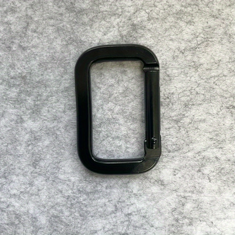 Square Aluminum Carabiner Quick Hanging Buckle Outdoor Travel Backpack Camping