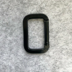 Square Aluminum Carabiner Quick Hanging Buckle Outdoor Travel Backpack Camping